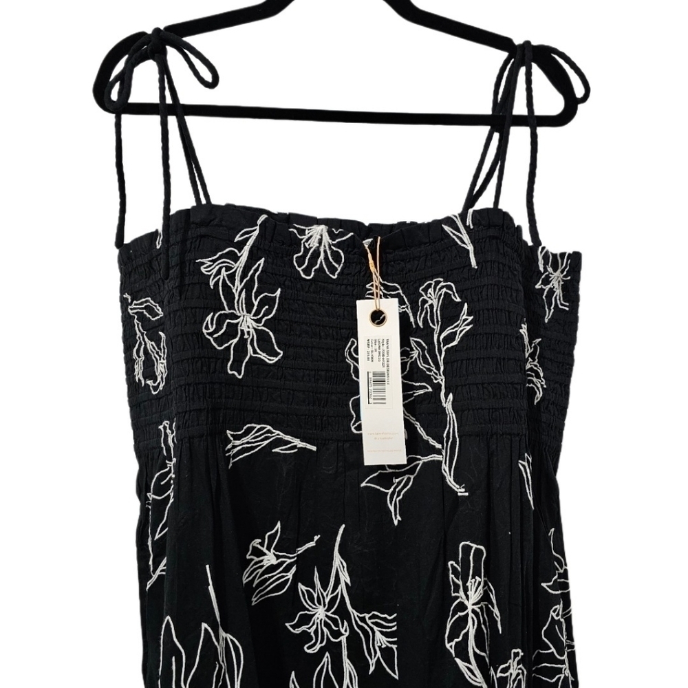Tanya Taylor Leona Smocked Floral Midi-Dress NWT - Picture 4 of 12